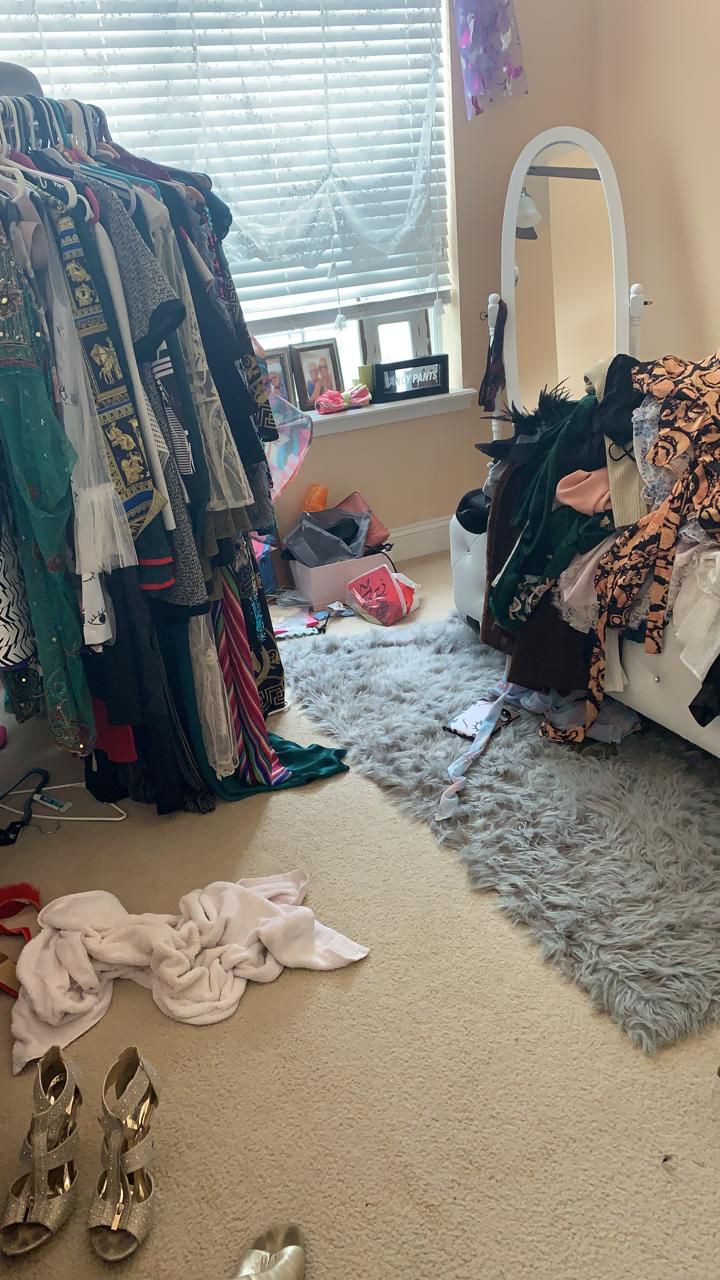Closet Before Cleaning
