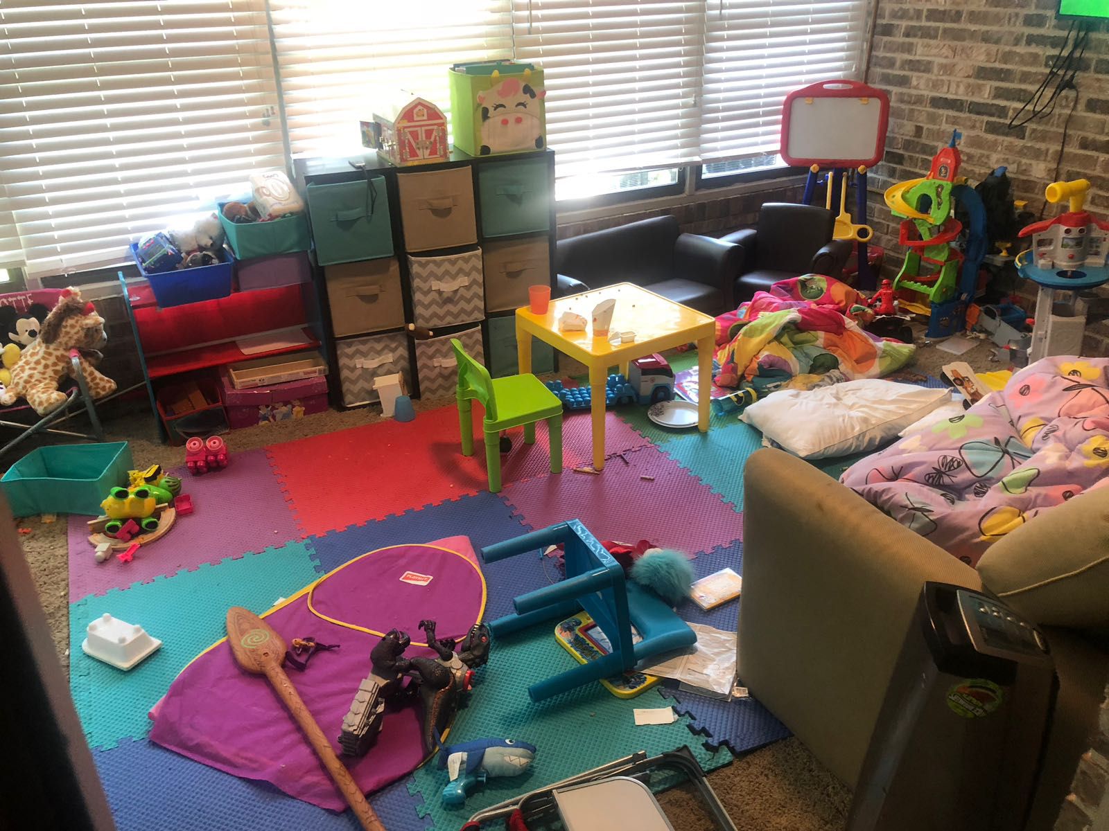 Kids Room Before Cleaning
